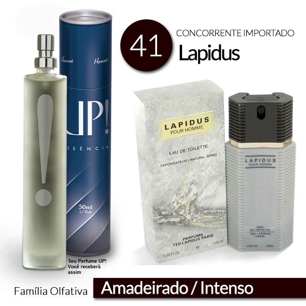Lapidus – Perfume Masculino Importado – UP Essência 41